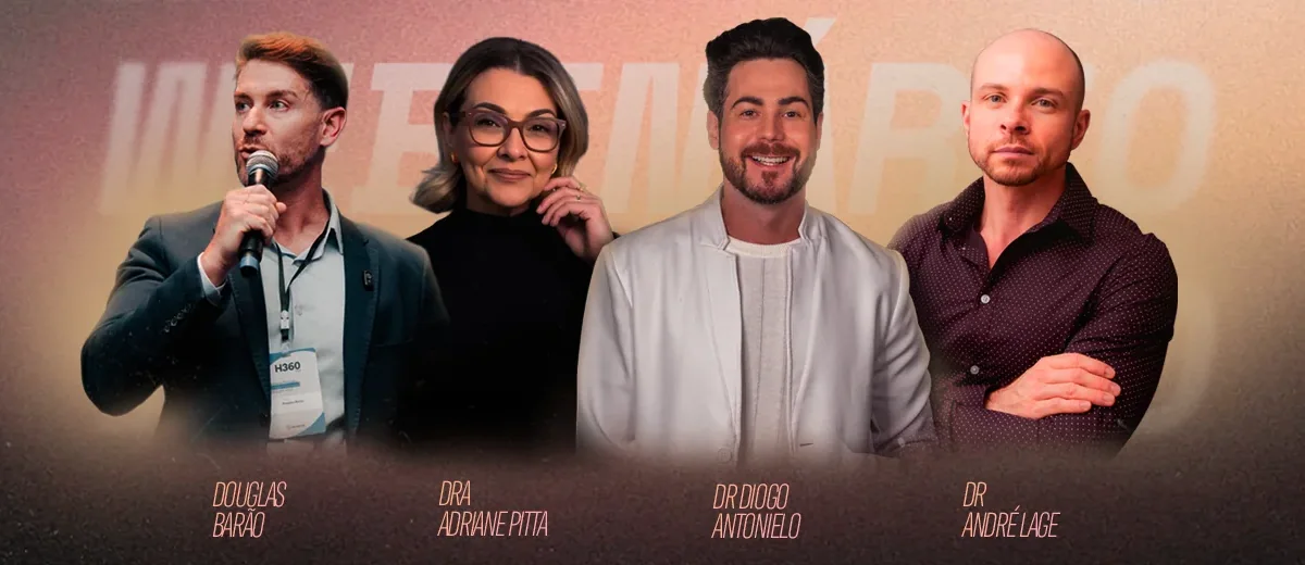Douglas Barão, Dra. Adriane Pitta, Dr. Diogo Antonielo e Dr. André Lage